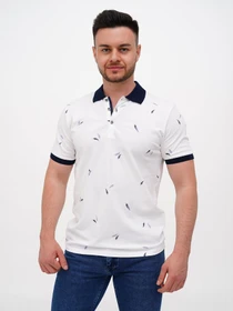 Футболки и поло Trend Collection модель TC11222WhiteFTBLK Фото