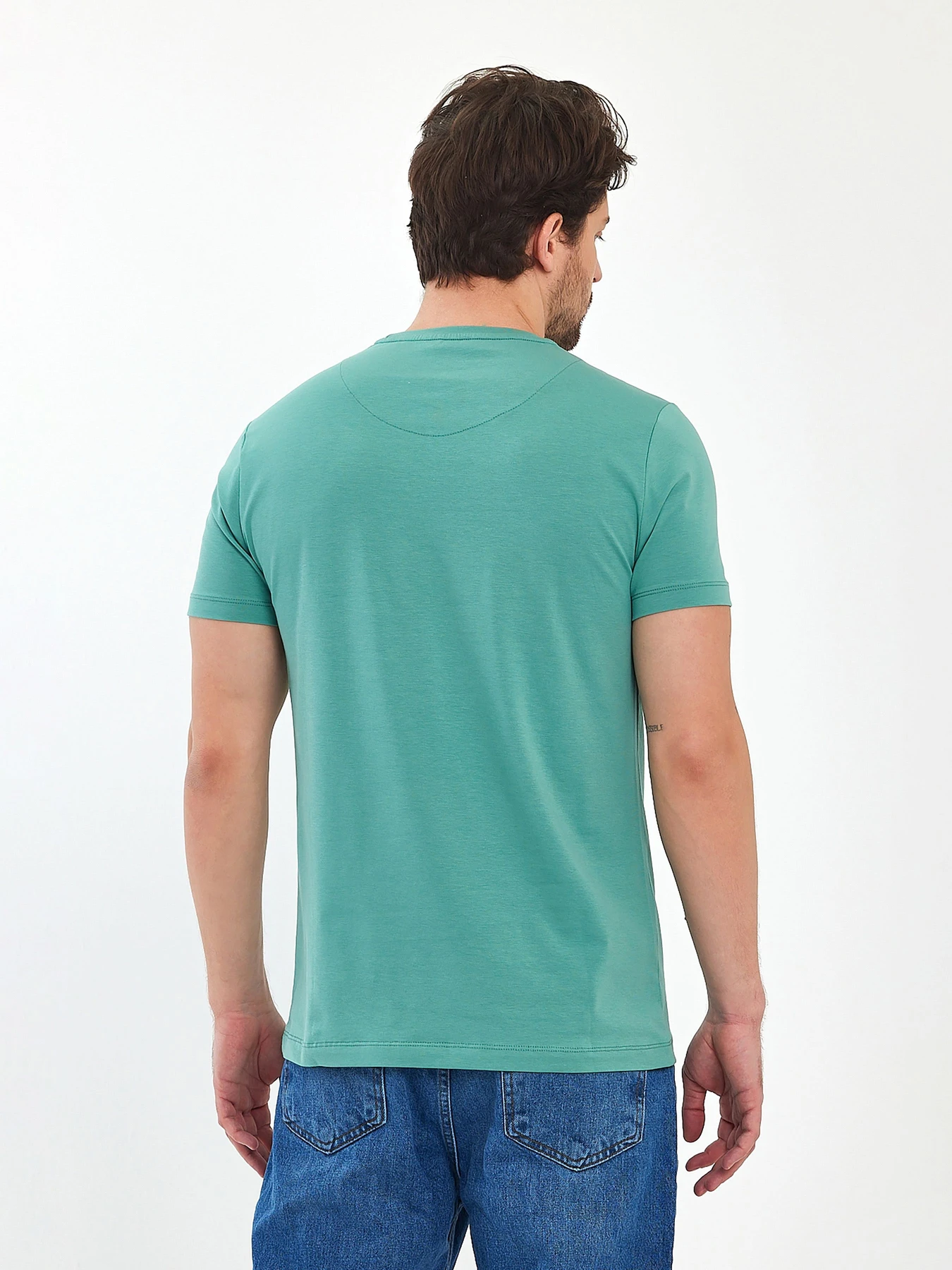 Футболки и поло Trend Collection модель TC11174LightGreenFTBLK Фото