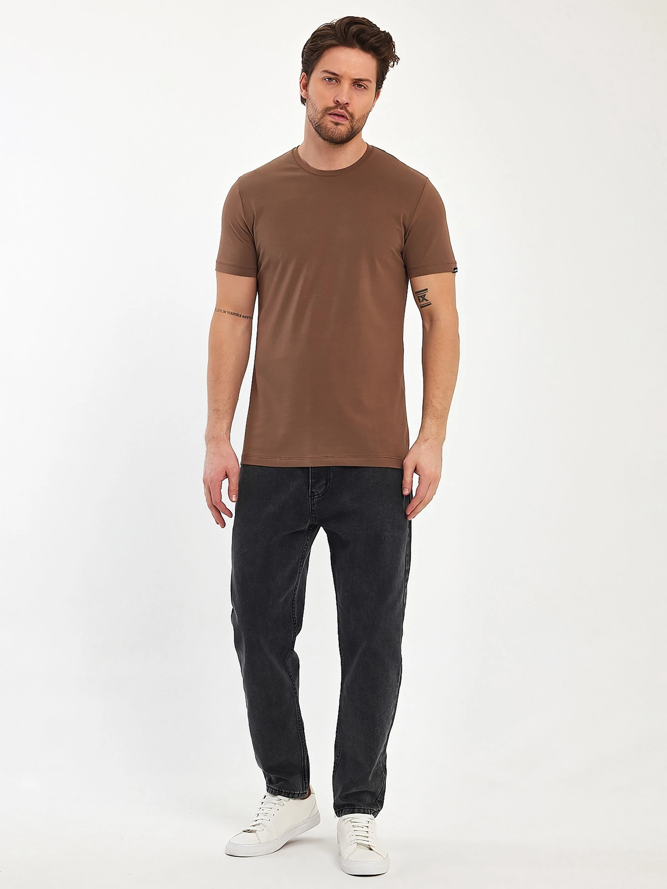Футболки і поло Trend Collection модель TC11173BrownFTBLK Фото
