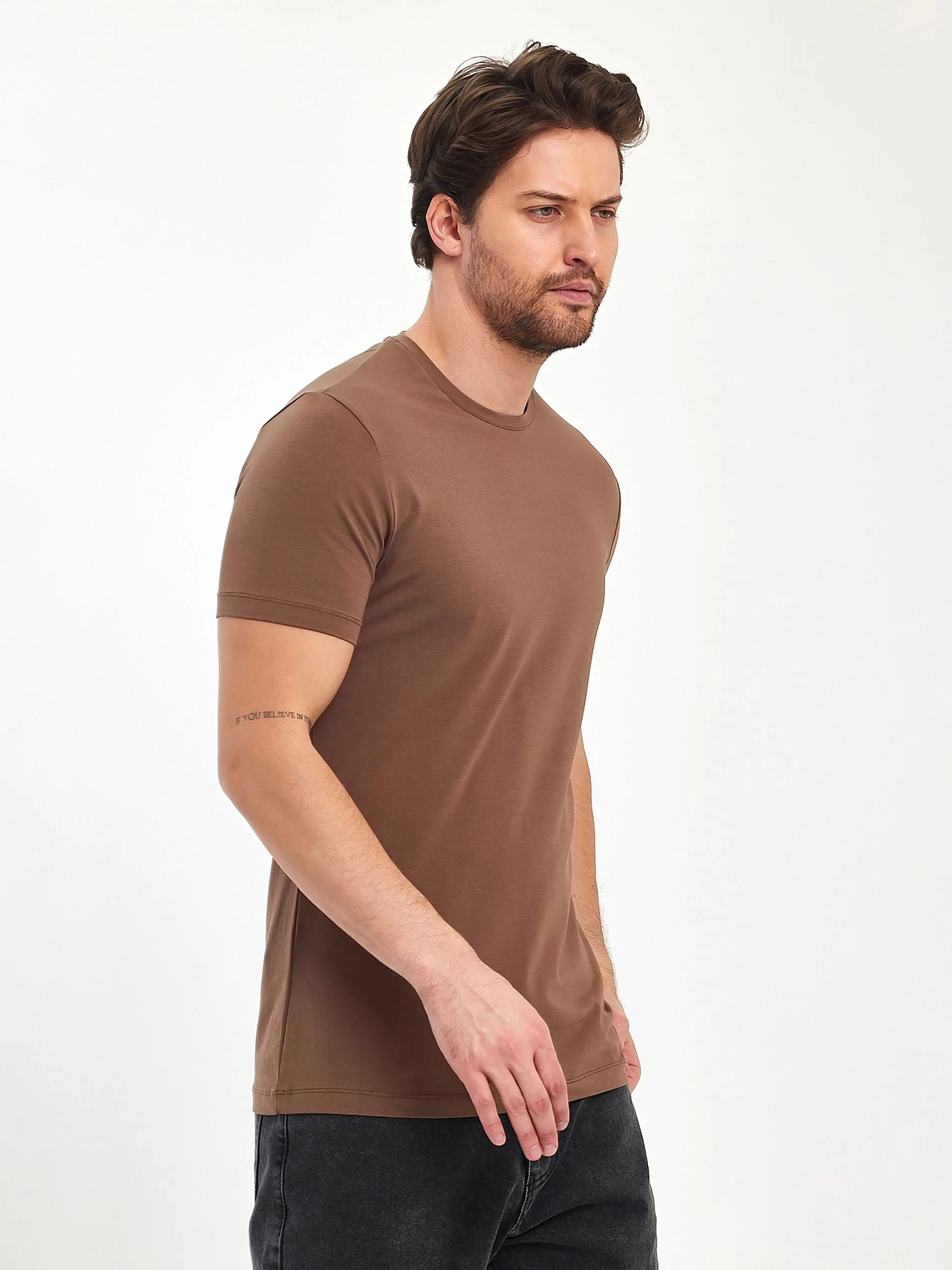 Футболки і поло Trend Collection модель TC11173BrownFTBLK Фото