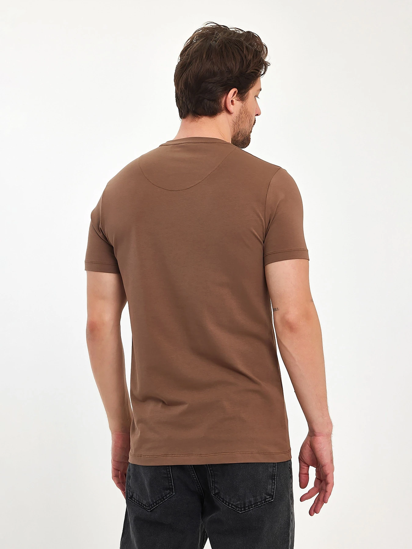 Футболки і поло Trend Collection модель TC11173BrownFTBLK Фото