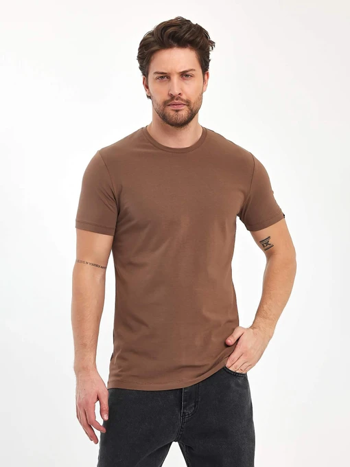 Футболки и поло Trend Collection модель TC11173BrownFTBLK Фото