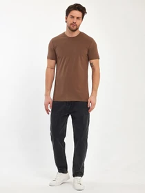 Футболки і поло Trend Collection модель TC11173BrownFTBLK Фото