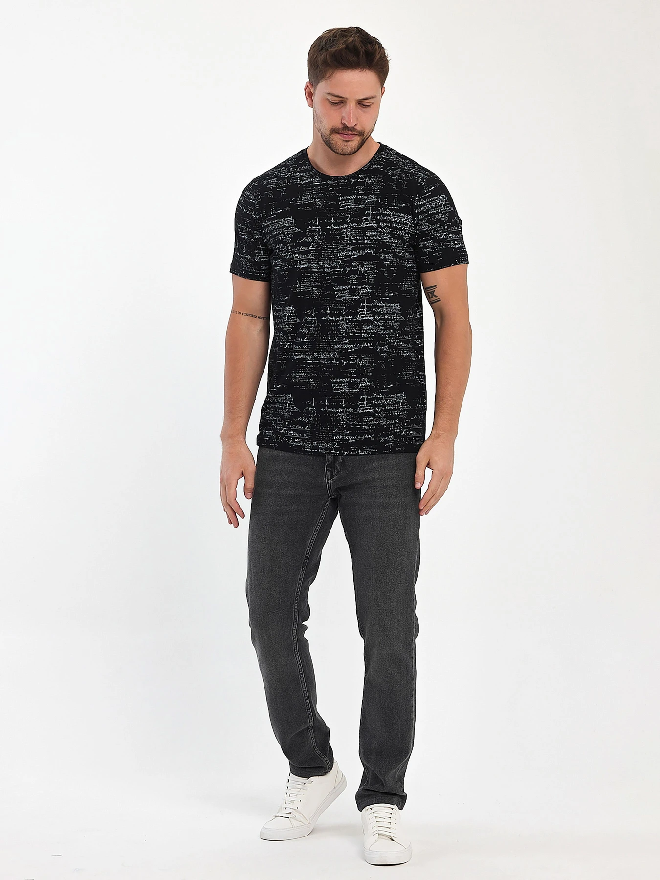 Футболки і поло Trend Collection модель TC11117BlackWhiteFTBLK Фото
