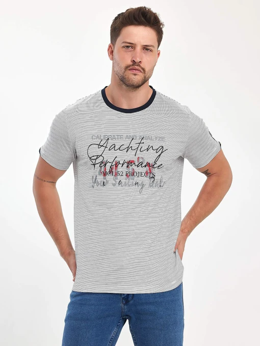Футболки і поло Trend Collection модель TC11111WhiteFTBLK Фото