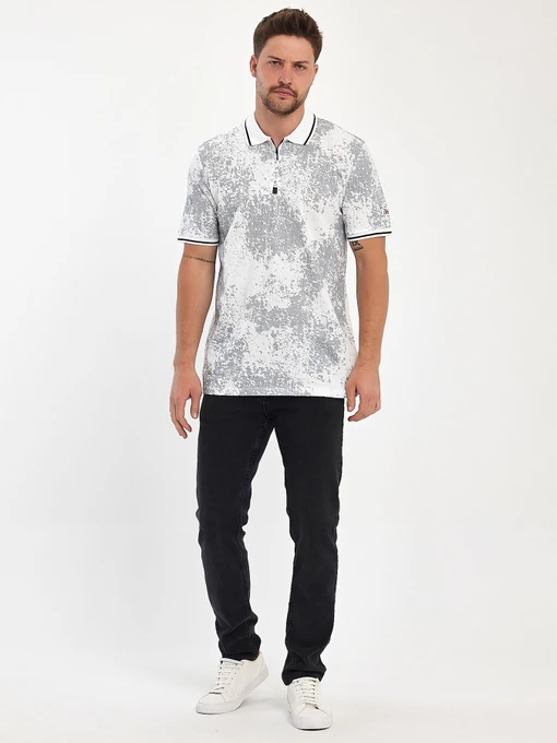 Футболки і поло Trend Collection модель TC11107WhiteFTBLK Фото