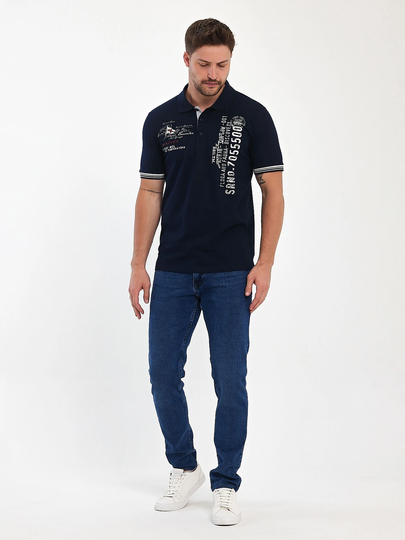 Футболки и поло Trend Collection модель TC11106DarkBlueFTBLK Фото