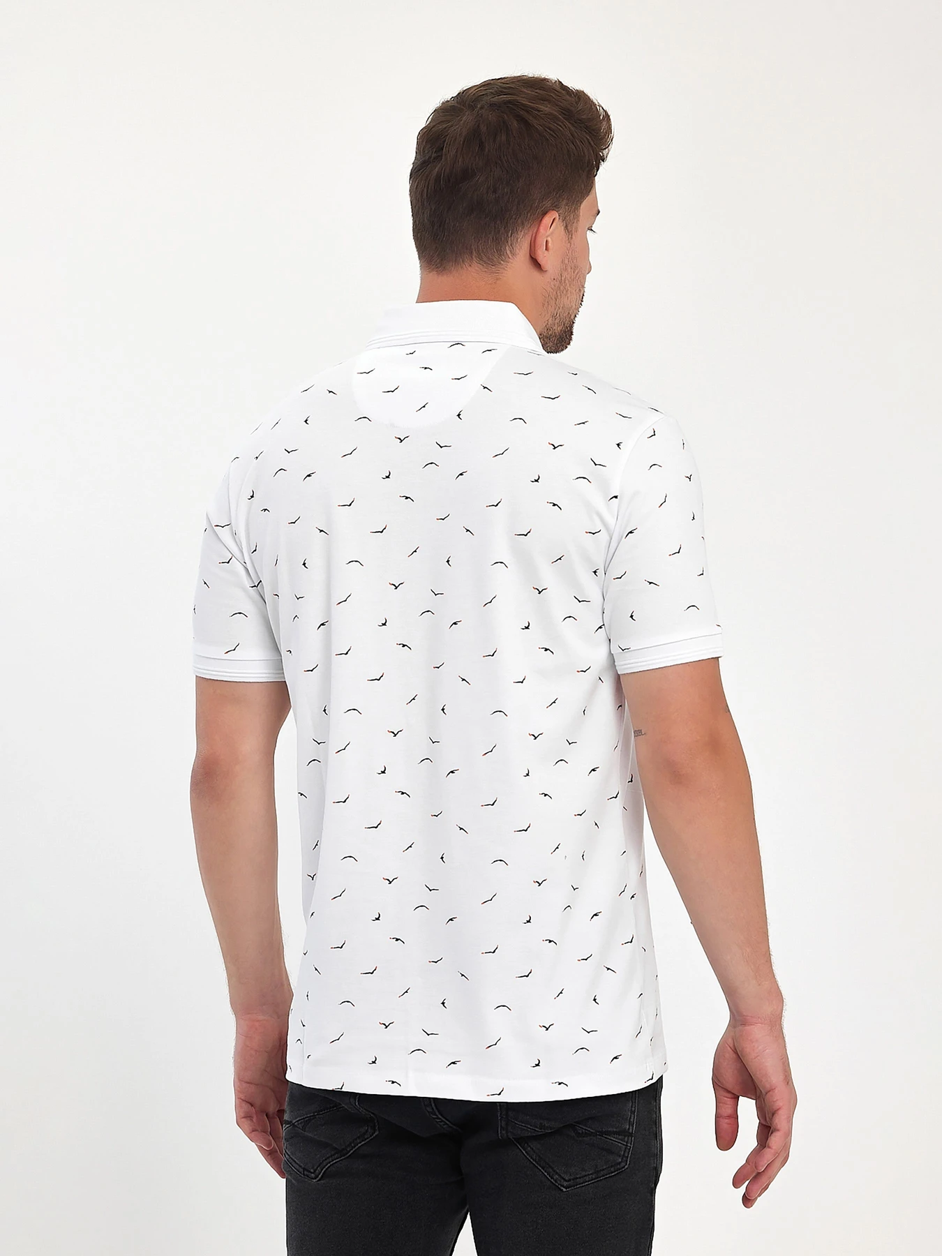 Футболки и поло Trend Collection модель TC11079WhiteFTBLK Фото