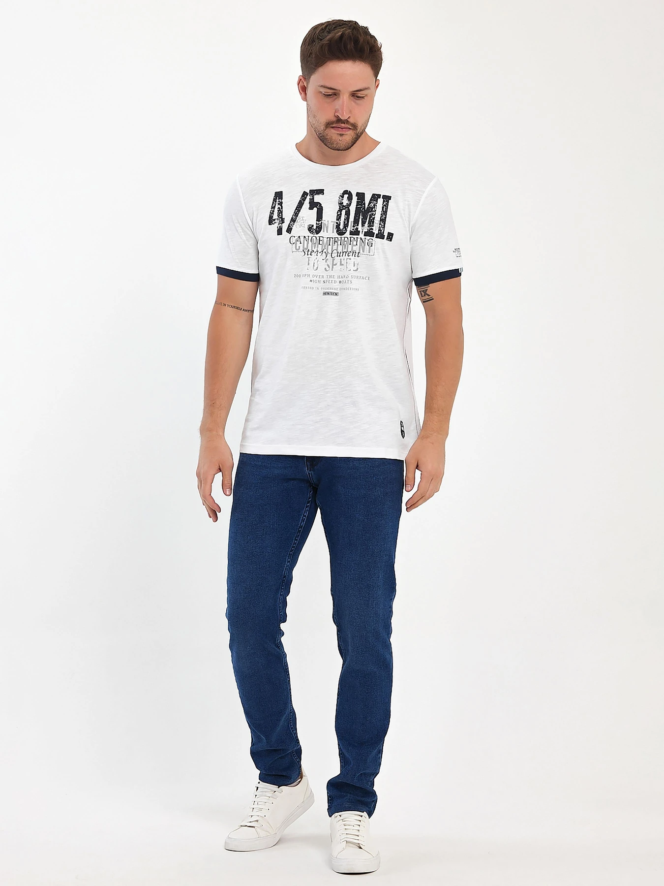 Футболки и поло Trend Collection модель TC11072WhiteFTBLK Фото