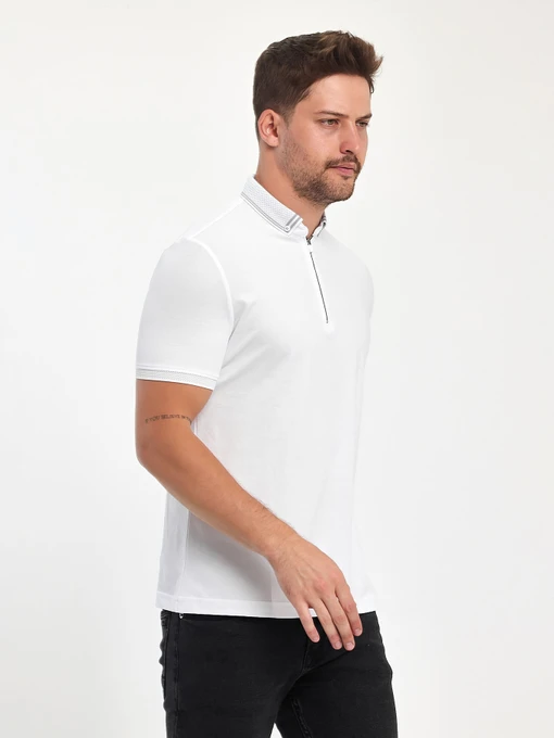 Футболки и поло Trend Collection модель TC11059WhiteFTBLK Фото