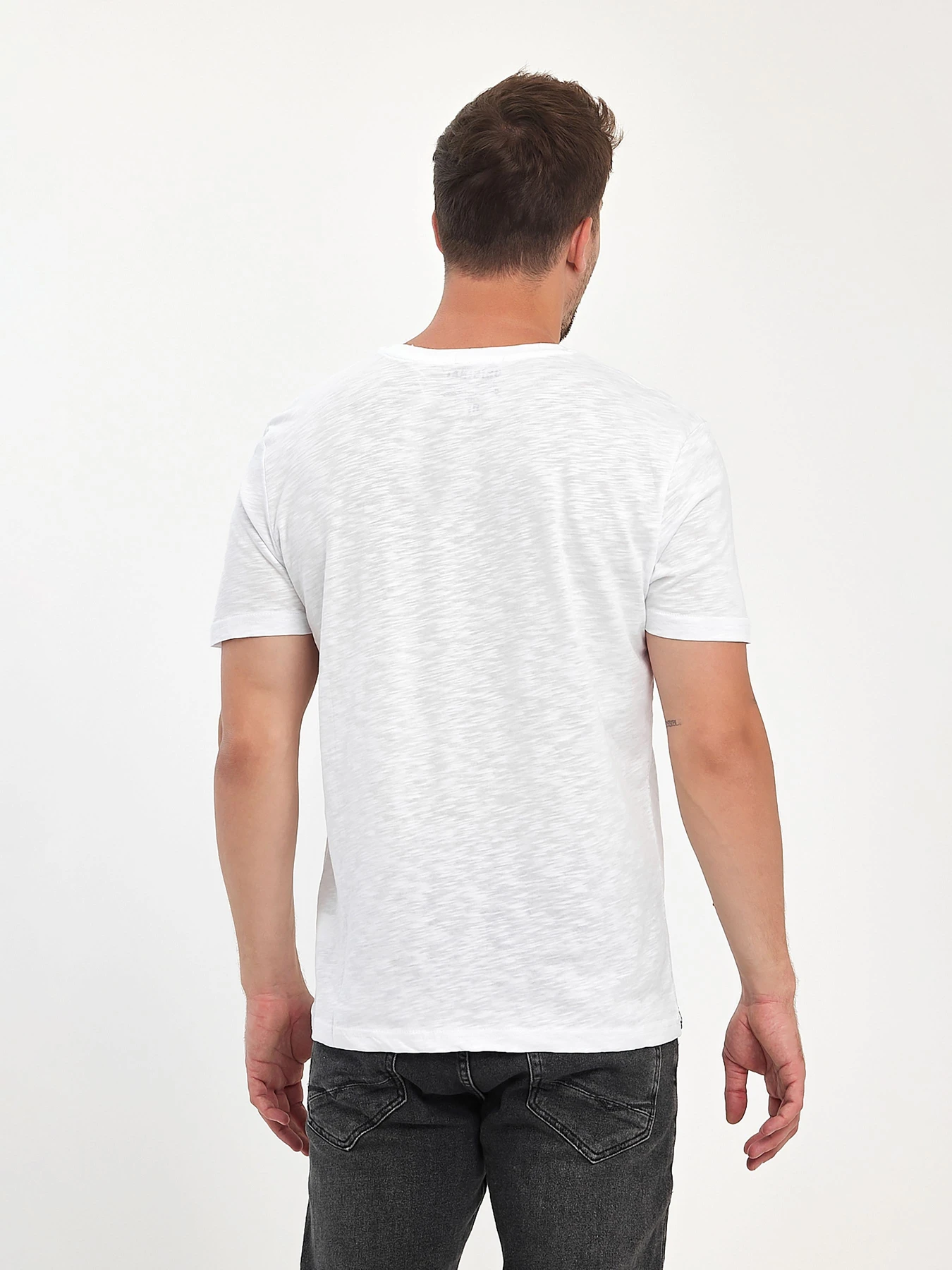 Футболки и поло Trend Collection модель TC10991WhiteFTBLK Фото