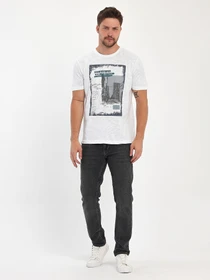 Футболки и поло Trend Collection модель TC10991WhiteFTBLK Фото