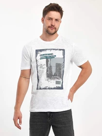 Футболки и поло Trend Collection модель TC10991WhiteFTBLK Фото