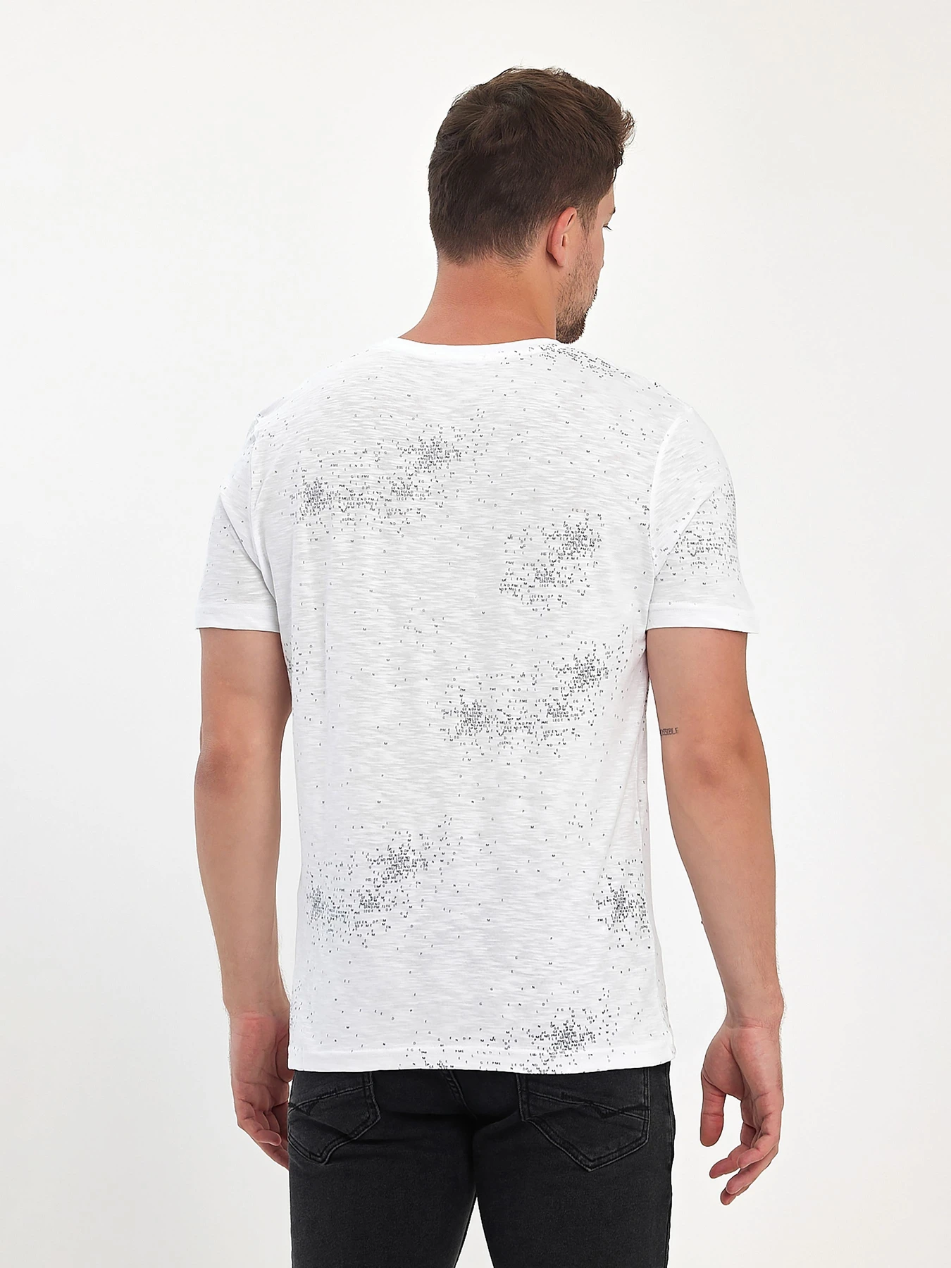 Футболки и поло Trend Collection модель TC10987WhiteFTBLK Фото