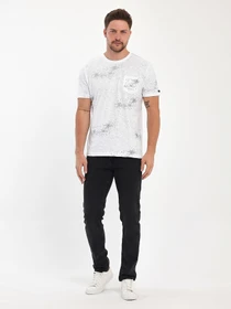 Футболки і поло Trend Collection модель TC10987WhiteFTBLK Фото