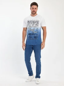 Футболки и поло Trend Collection модель TC10984WhiteFTBLK Фото