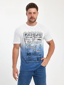 Футболки и поло Trend Collection модель TC10984WhiteFTBLK Фото