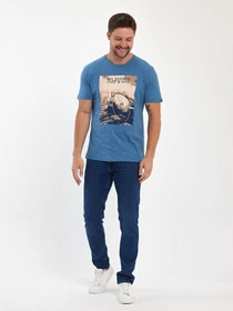 Футболки и поло Trend Collection модель TC10983BlueFTBLK Фото