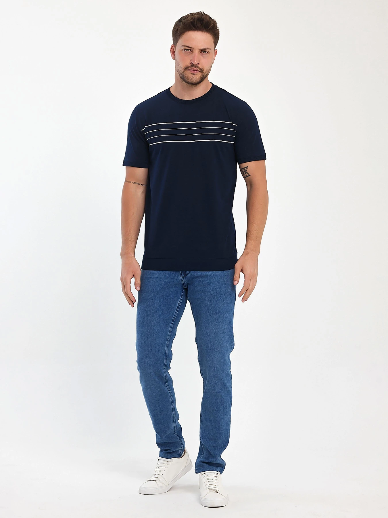 Футболки и поло Trend Collection модель TC10715BlueFTBLK Фото