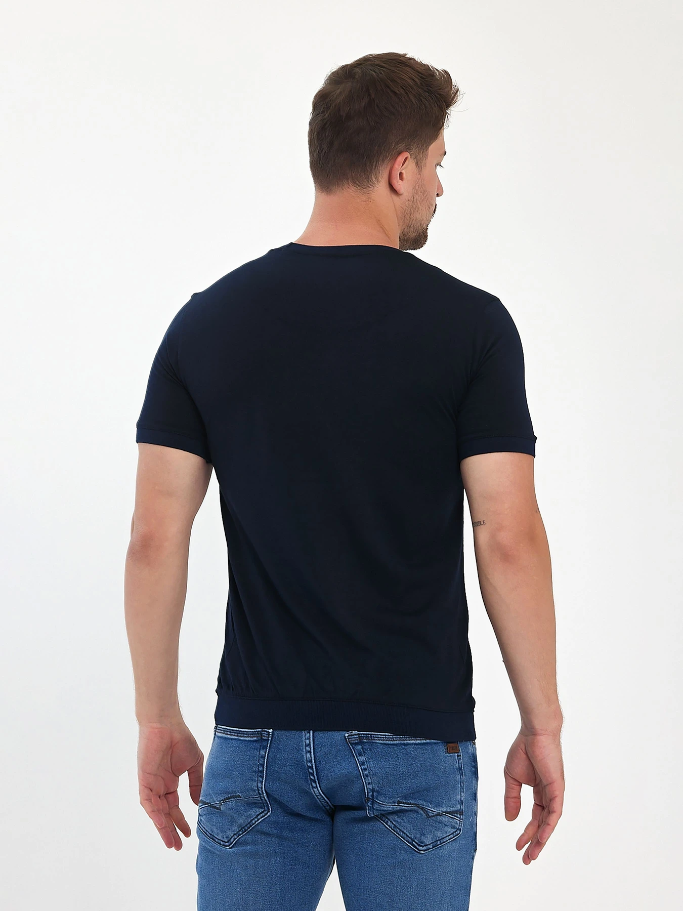 Футболки і поло Trend Collection модель TC10711BlueFTBLK Фото