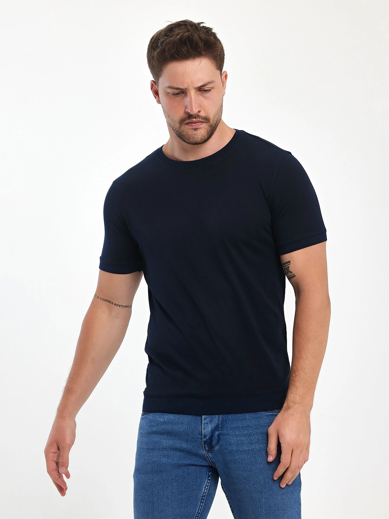 Футболки і поло Trend Collection модель TC10711BlueFTBLK Фото