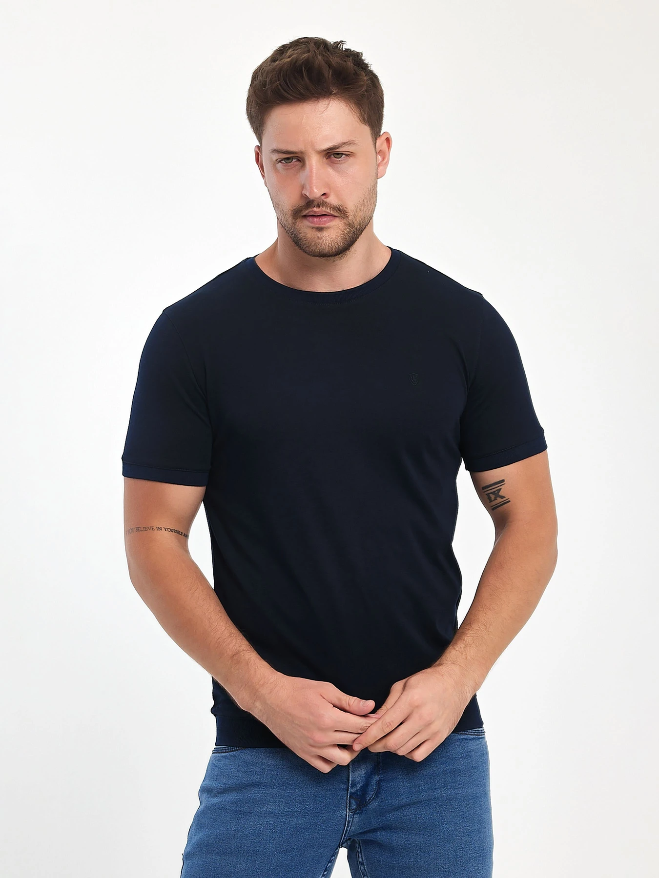 Футболки і поло Trend Collection модель TC10711BlueFTBLK Фото
