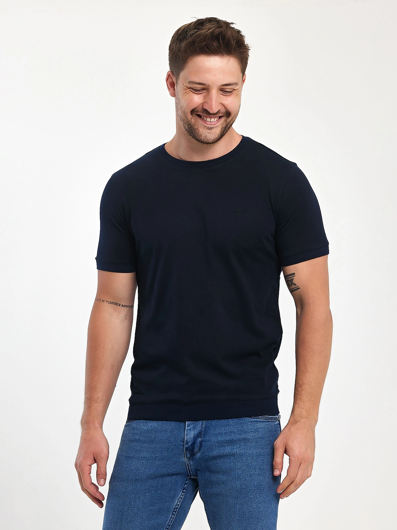 Футболки і поло Trend Collection модель TC10711BlueFTBLK Фото
