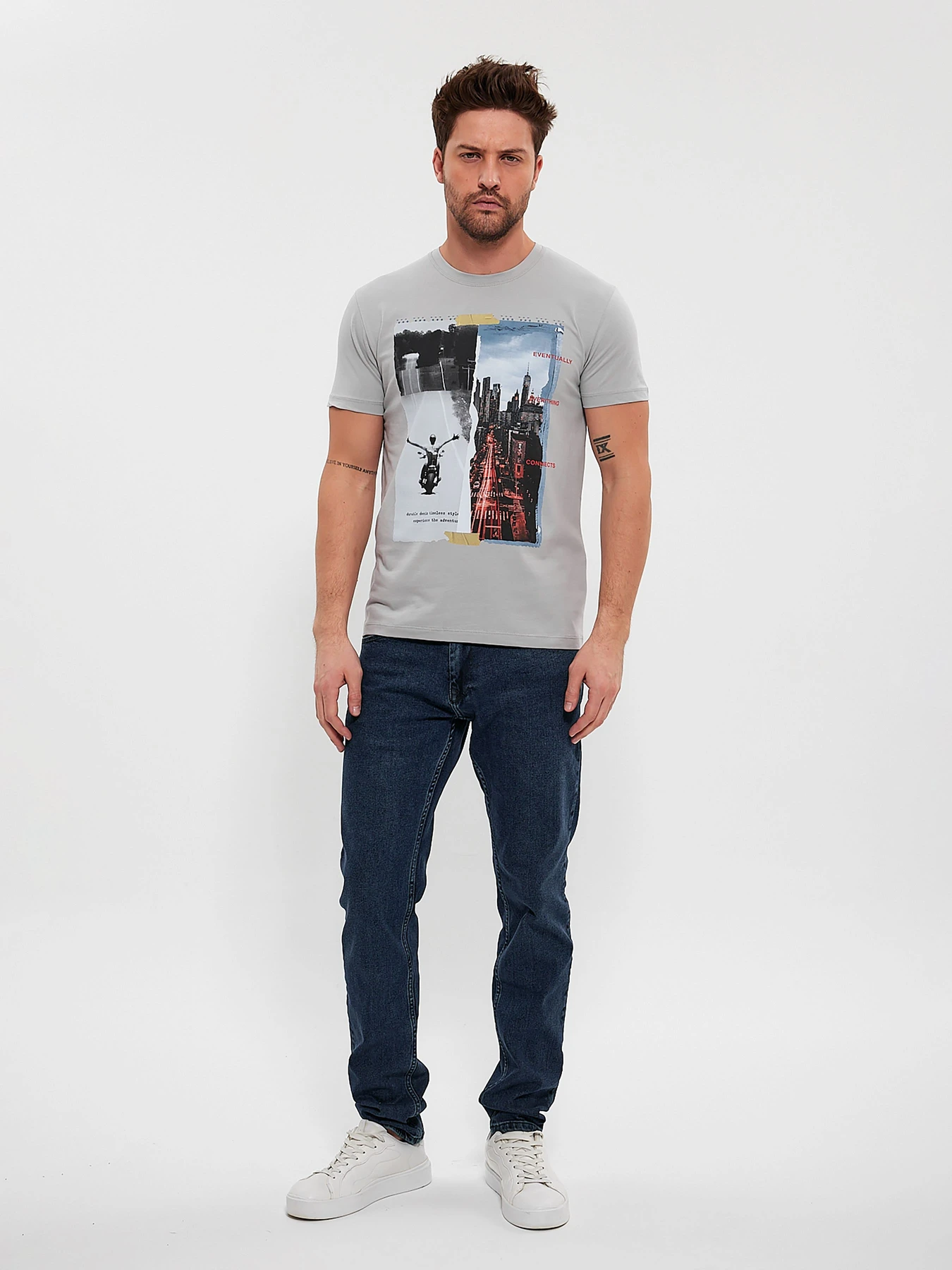 Футболки и поло Trend Collection модель TC10641GreyFTBLK Фото