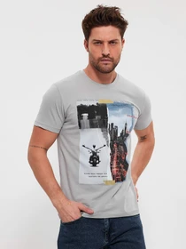 Футболки и поло Trend Collection модель TC10641GreyFTBLK Фото