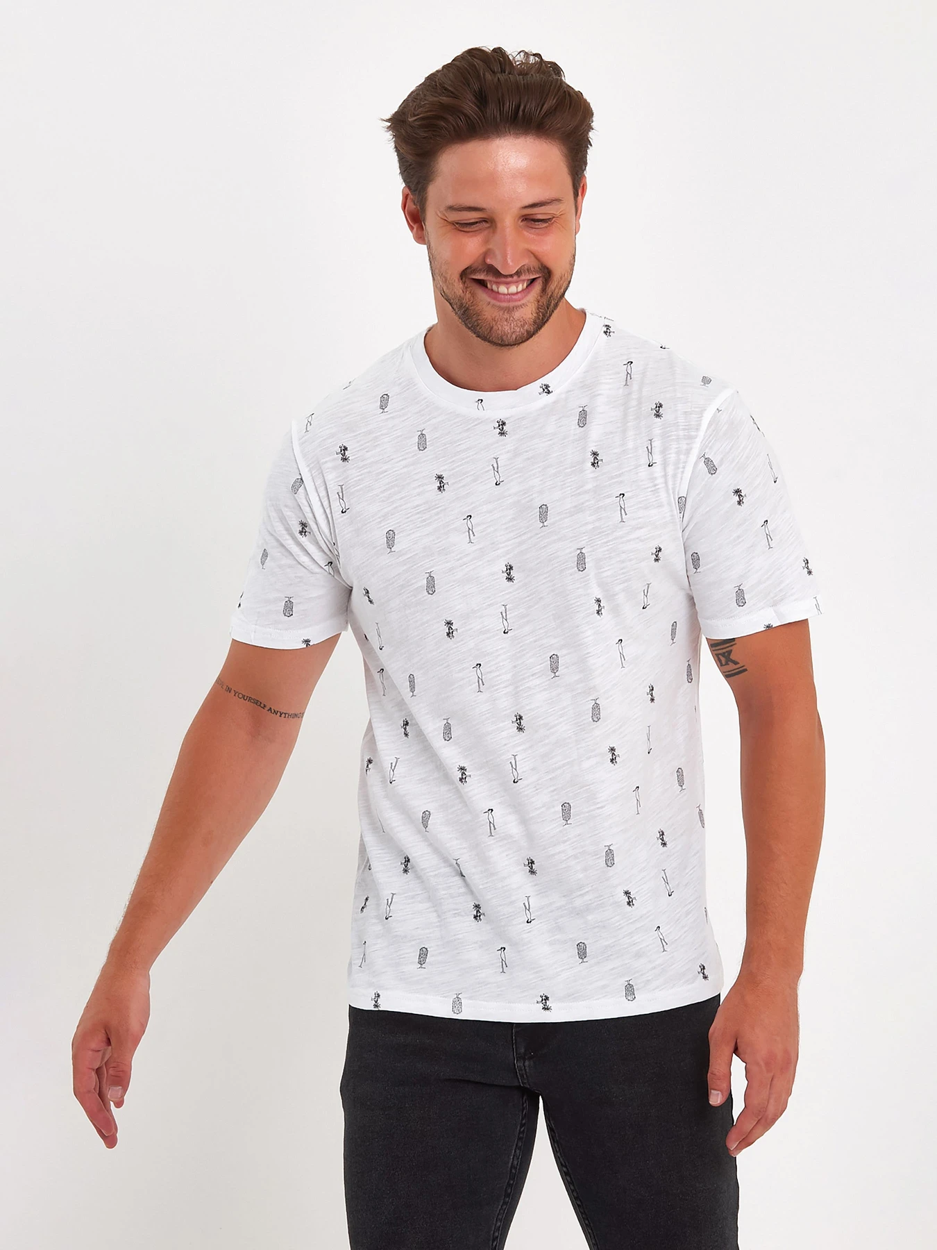 Футболки и поло Trend Collection модель TC9159WhiteFTBLK Фото