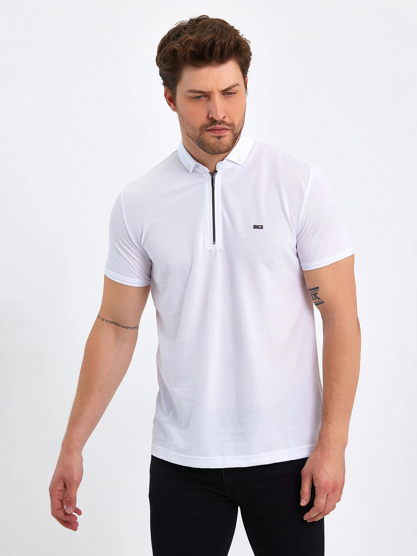 Футболки и поло Trend Collection модель TC9100WhiteFTBLK Фото