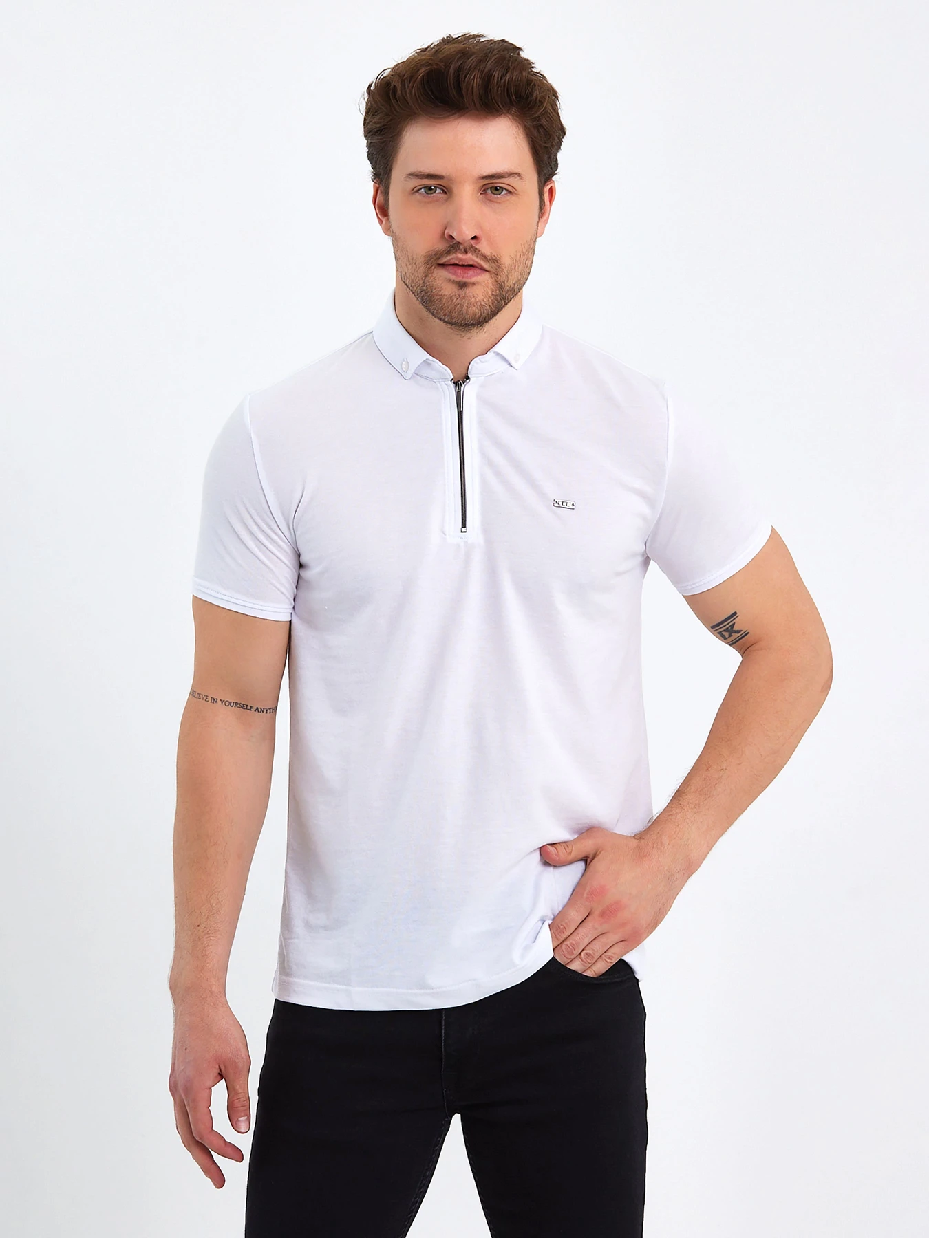 Футболки и поло Trend Collection модель TC9100WhiteFTBLK Фото