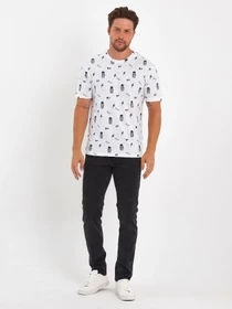Футболки и поло Trend Collection модель TC9066WhiteFTBLK Фото