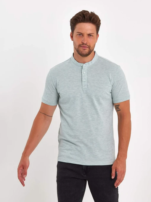 Футболки и поло Trend Collection модель TC9049MintFTBLK Фото