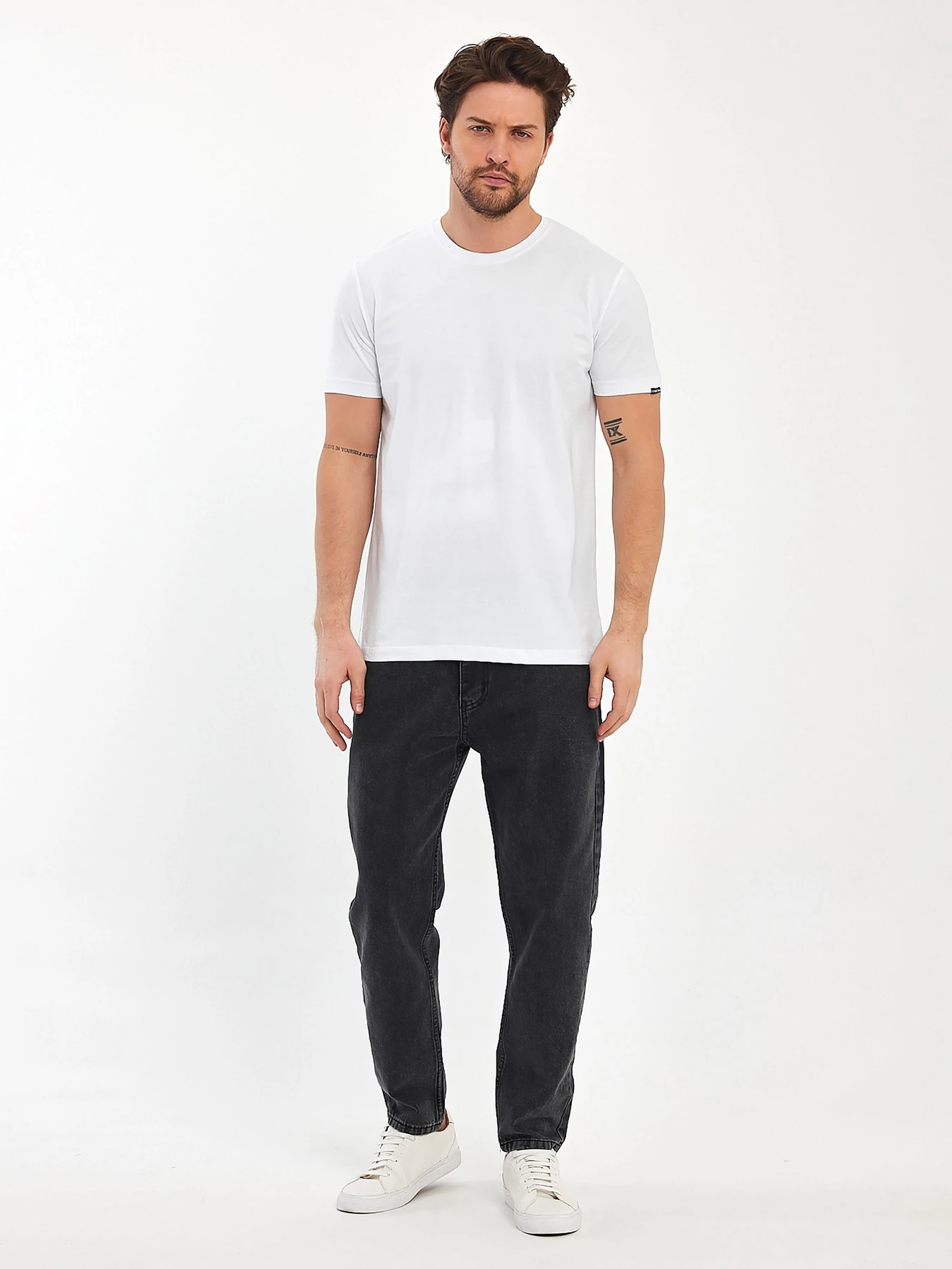 Футболки и поло Trend Collection модель TC8990WhiteFTBLK Фото