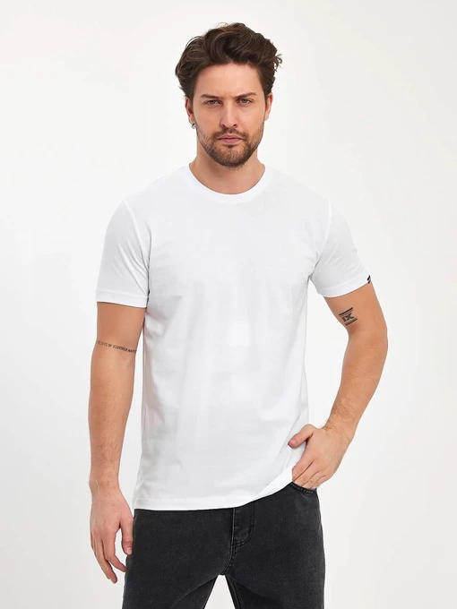 Футболки и поло Trend Collection модель TC8990WhiteFTBLK Фото