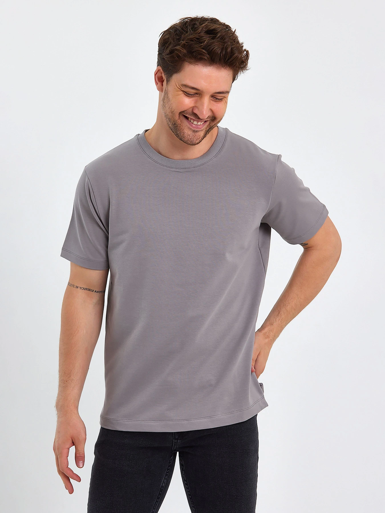 Футболки и поло Trend Collection модель TC8820GreyFTBLK Фото
