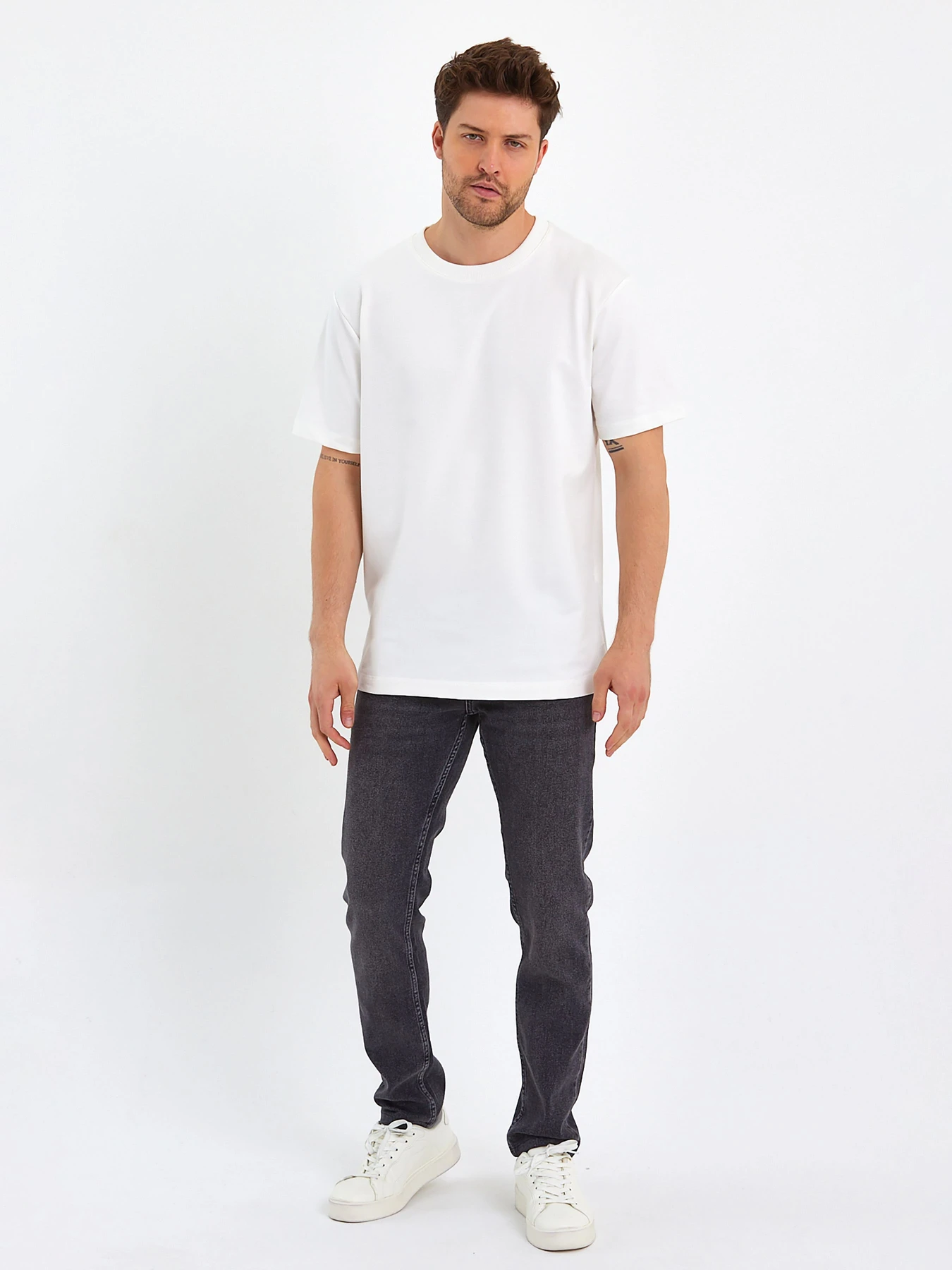 Футболки и поло Trend Collection модель TC8818WhiteFTBLK Фото