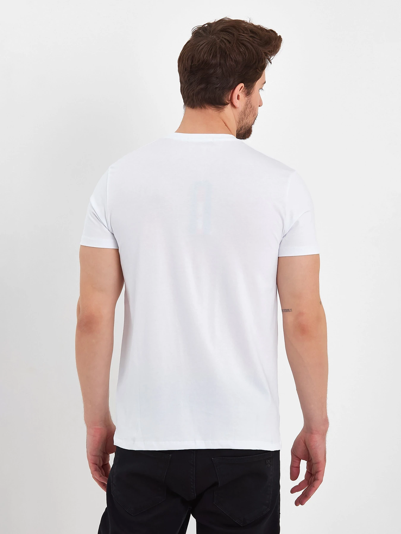 Футболки и поло Trend Collection модель TC8344WhiteFTBLK Фото