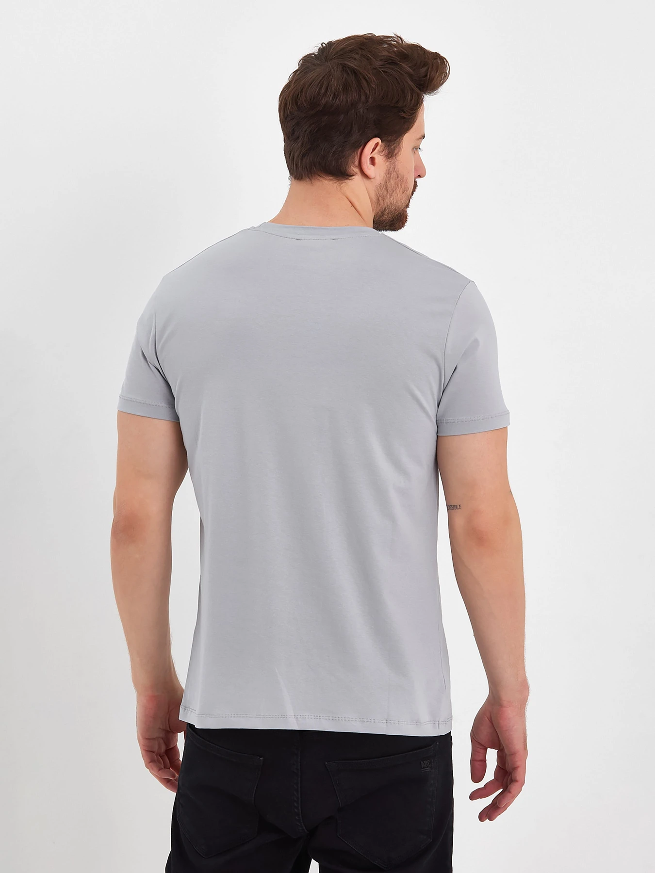 Футболки и поло Trend Collection модель TC8302GreyFTBLK Фото
