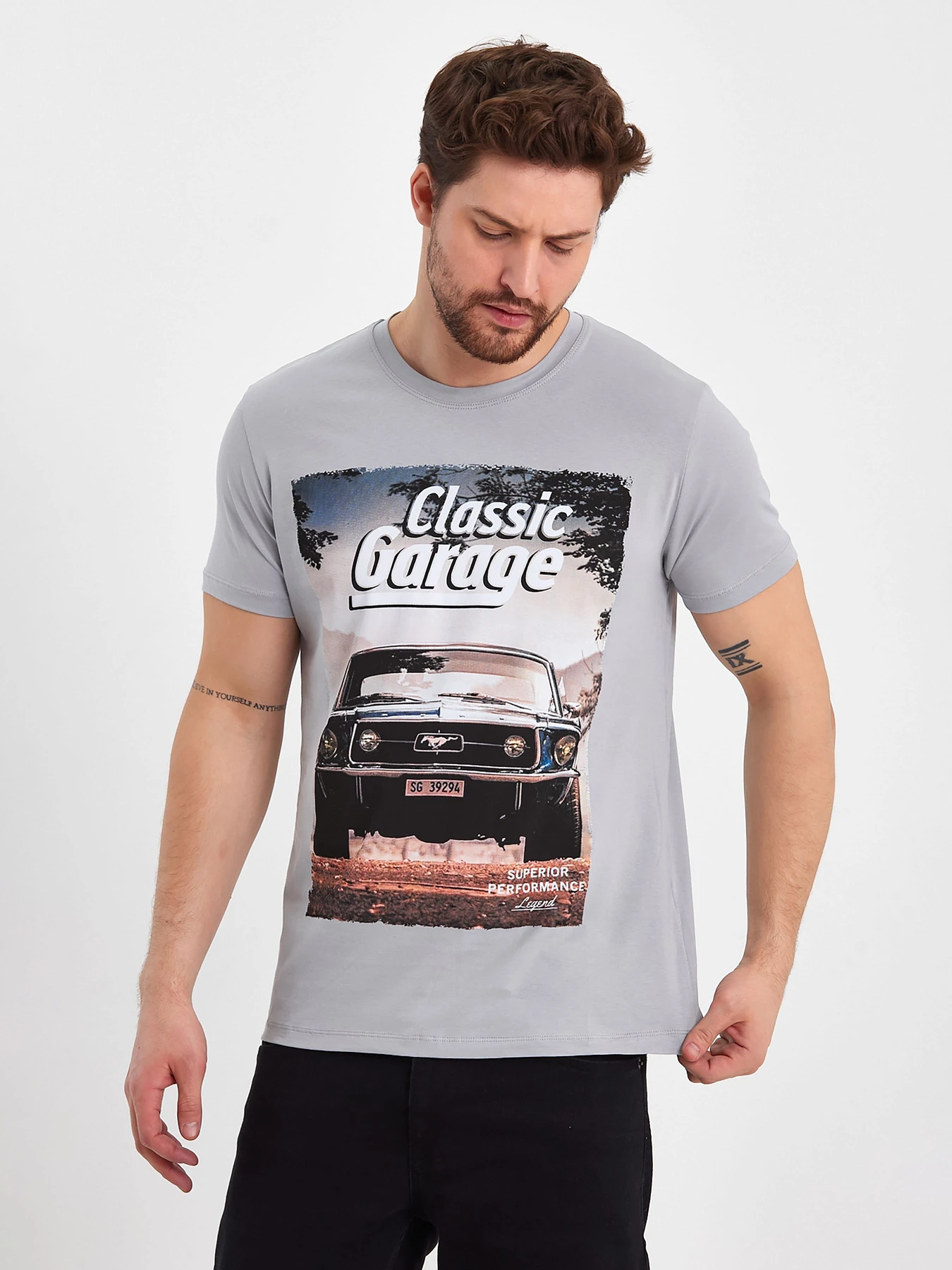 Футболки и поло Trend Collection модель TC8302GreyFTBLK Фото