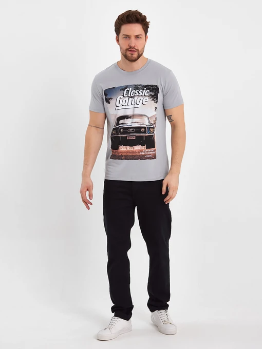 Футболки и поло Trend Collection модель TC8302GreyFTBLK Фото
