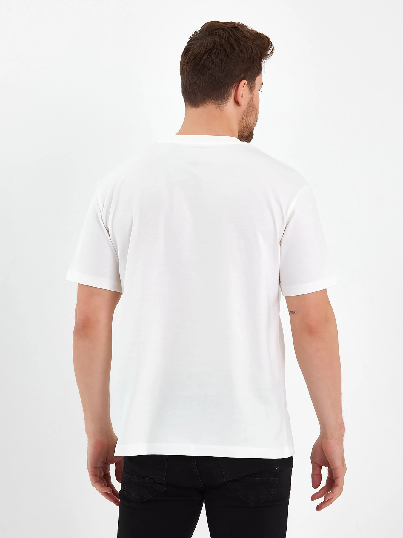 Футболки и поло Trend Collection модель TC8091WhiteFTBLK Фото