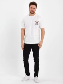 Футболки и поло Trend Collection модель TC8091WhiteFTBLK Фото