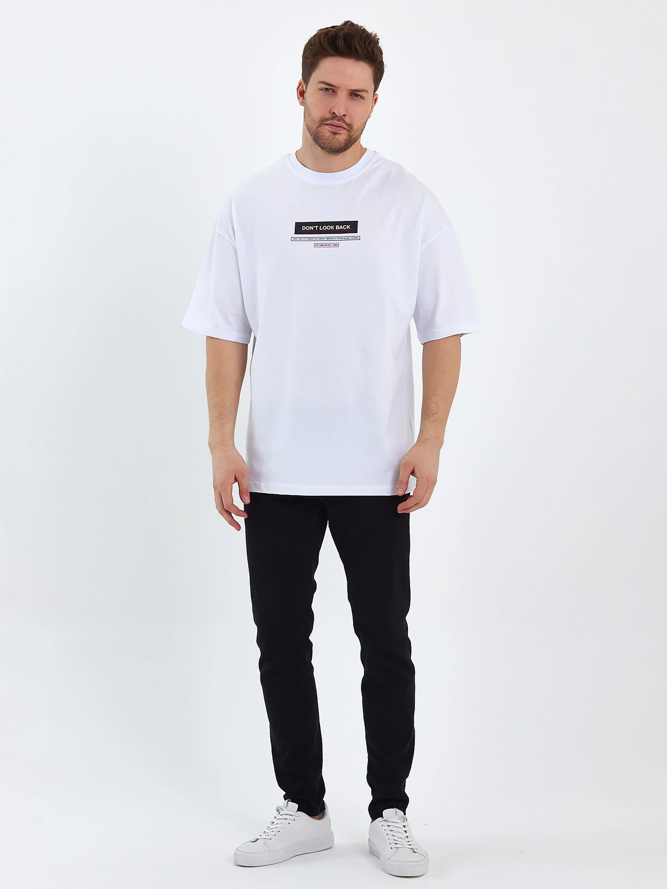 Футболки и поло Trend Collection модель TC7920WhiteFTBLK Фото