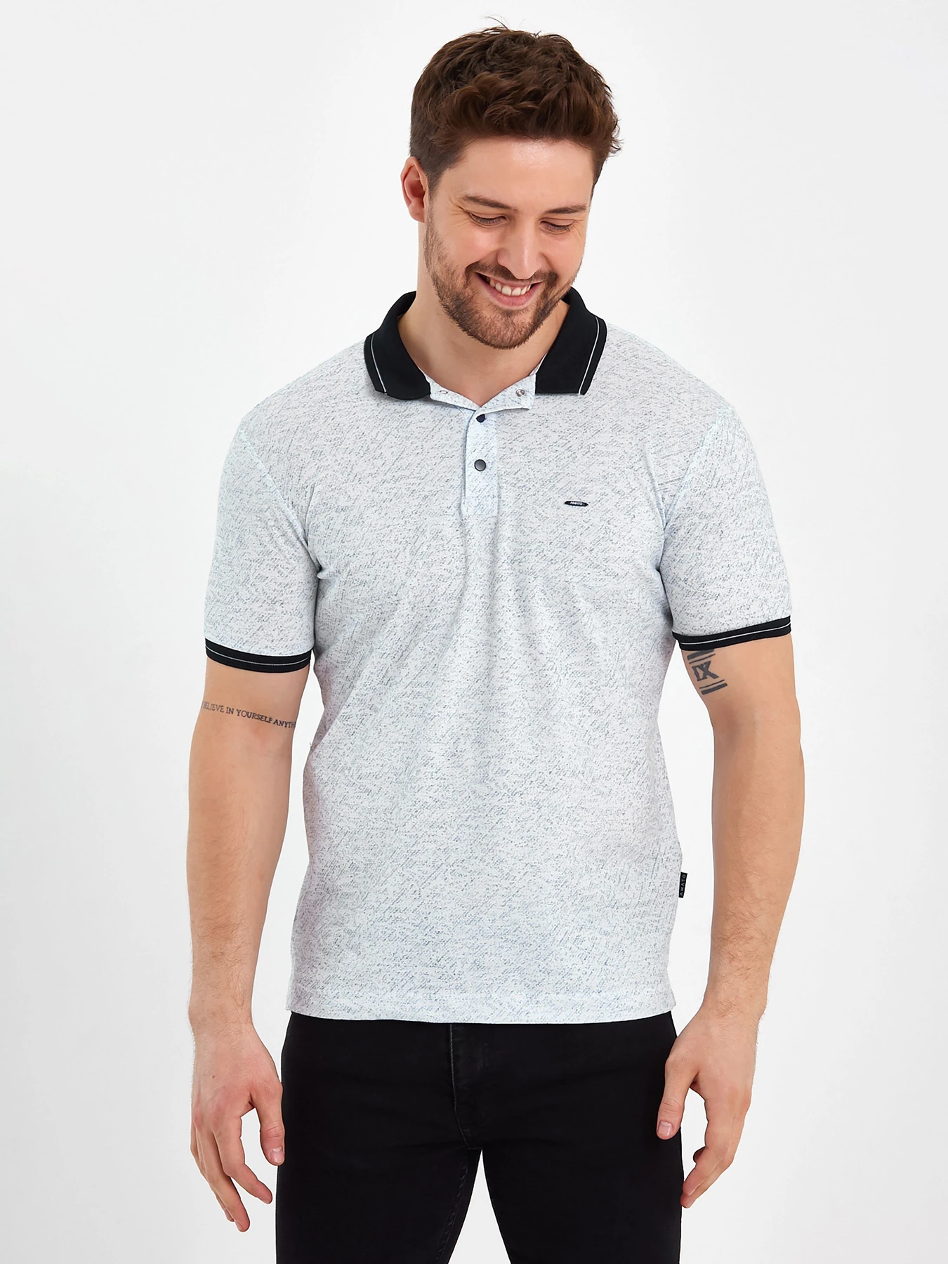 Футболки и поло Trend Collection модель TC7891BlackWhiteFTBLK Фото
