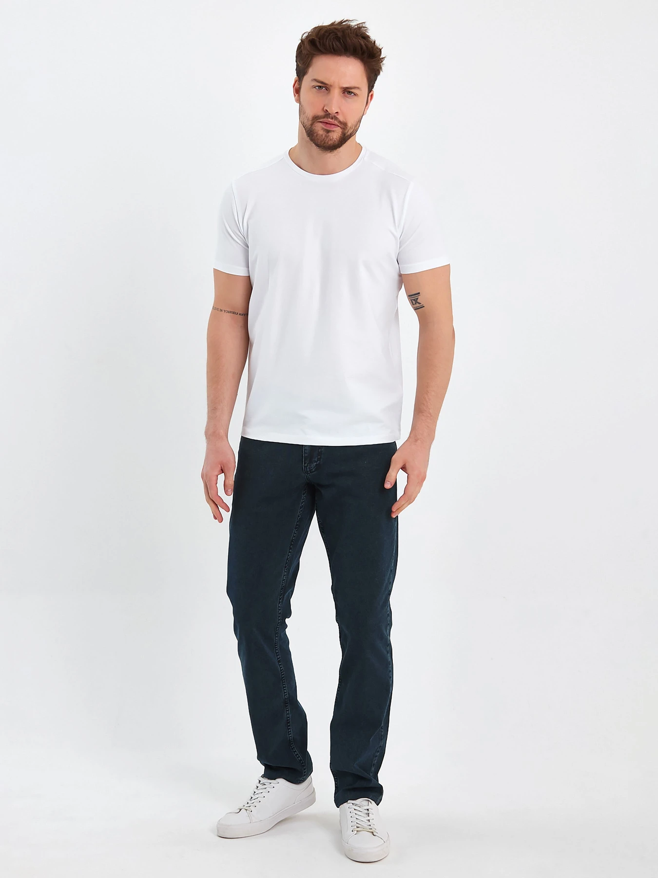 Футболки и поло Trend Collection модель TC7812WhiteFTBLK Фото