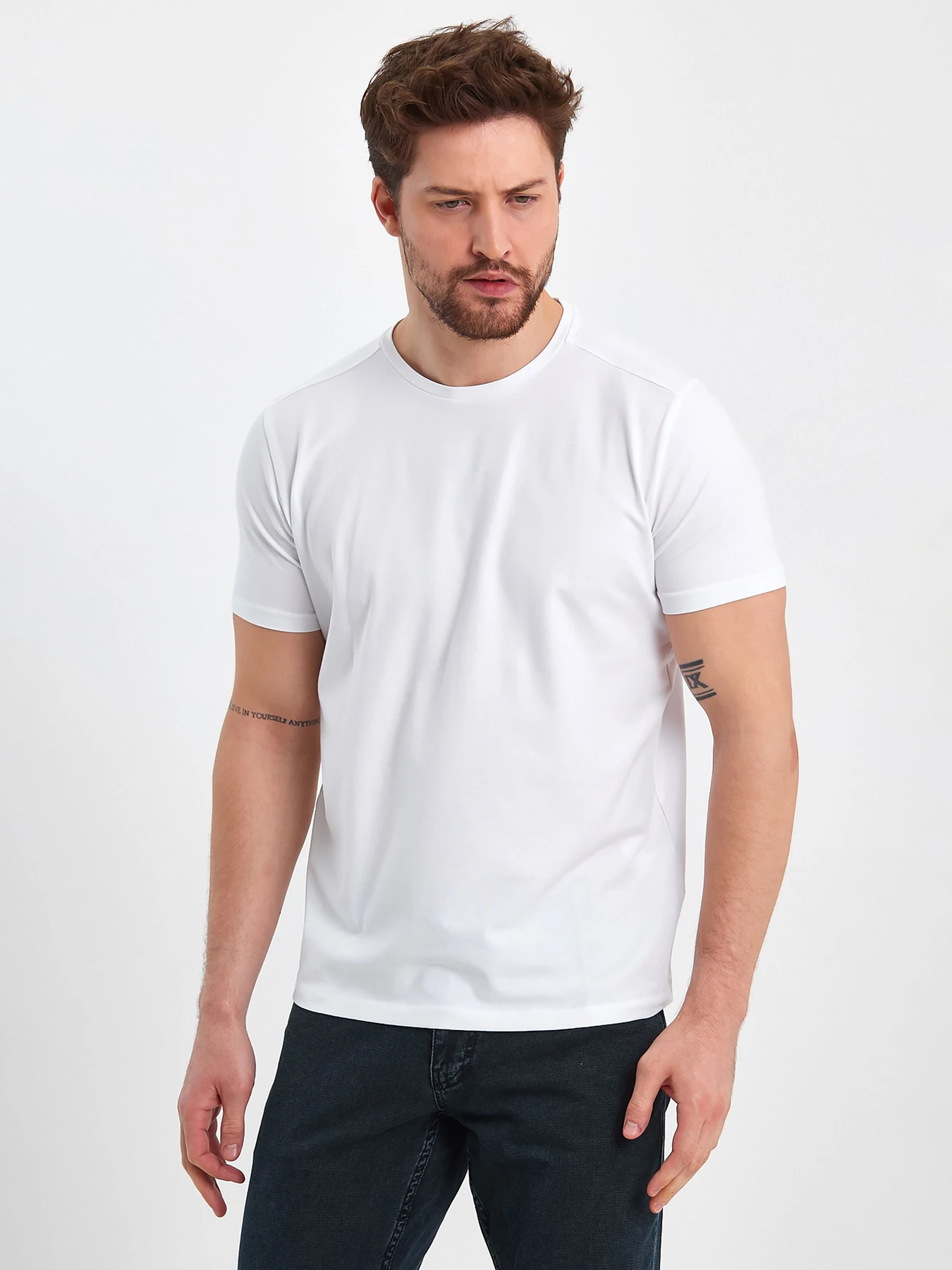 Футболки и поло Trend Collection модель TC7812WhiteFTBLK Фото