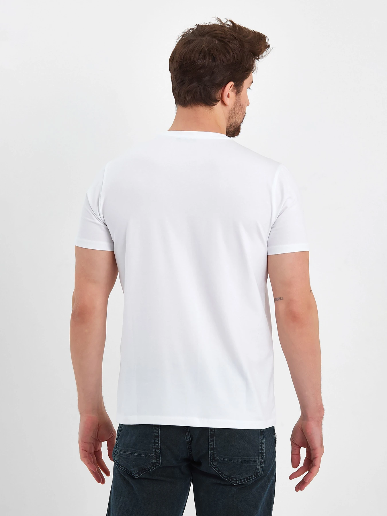 Футболки и поло Trend Collection модель TC7812WhiteFTBLK Фото