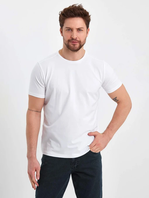 Футболки и поло Trend Collection модель TC7812WhiteFTBLK Фото